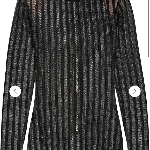 100% Authentic Balmain Stripped Body Suit BNWT - Picture 2 of 16